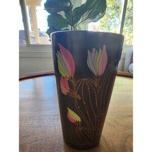 Starbucks Spring 2022 Metallic Green & Bronze Cactus Ceramic Tumbler Travel Mug